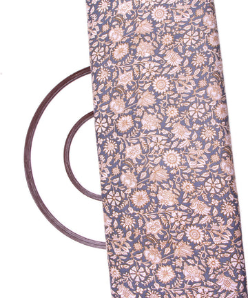 Light Blue Colour Floral Print Cotton Fabric